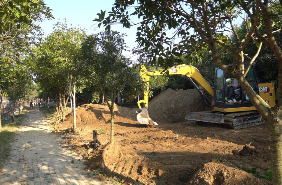 芷江城建投公司：稳步推进桃花溪露营基地污水管网建设