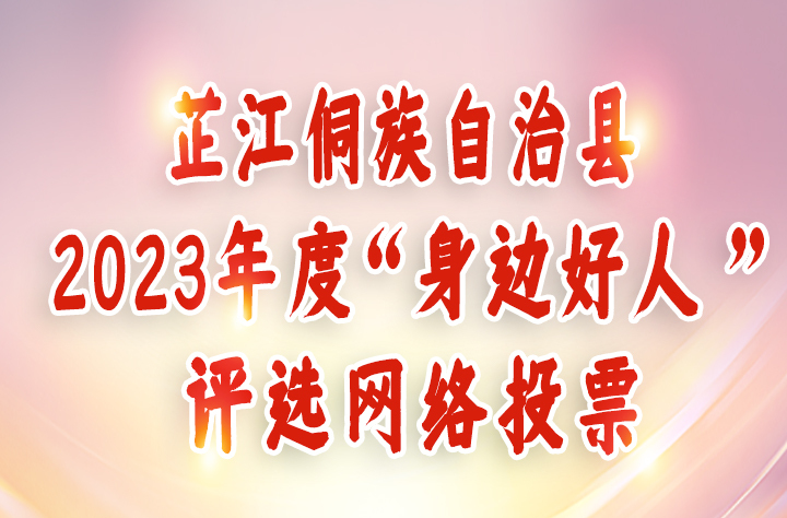 芷江侗族自治县2023年度“身边好人”评选网络投票公告