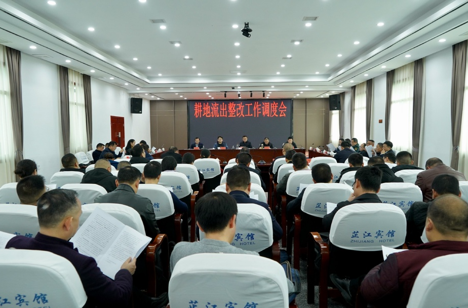 全县耕地流出整改调度会召开