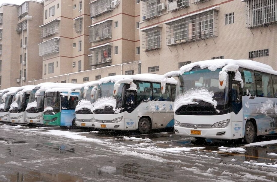 应对雨雪天气 芷江客运站严格落实客运安全措施