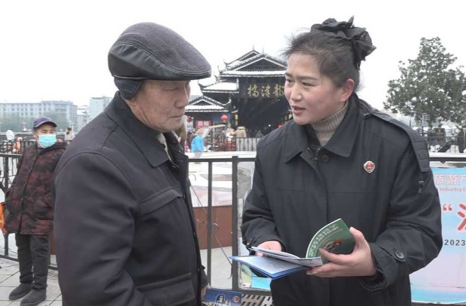 怀化两级法院、两级检察院联合开展“两节”期间防范非法集资送法进社区、进企业活动