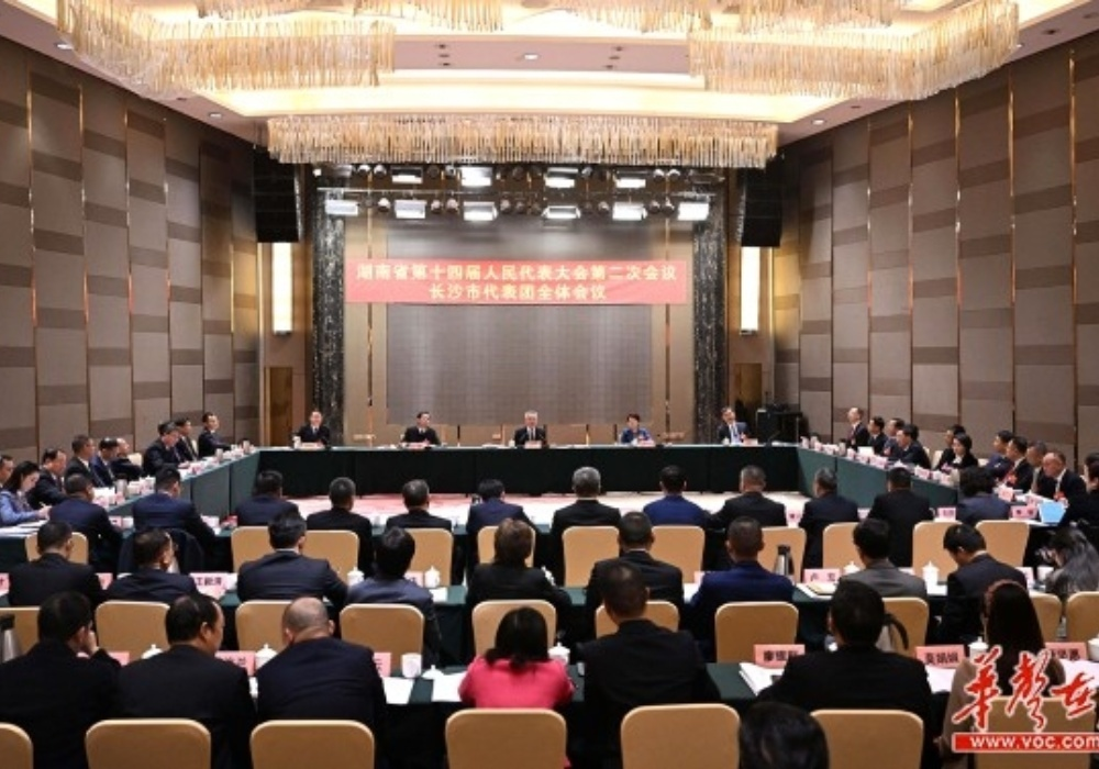 沈晓明参加长沙市代表团审议