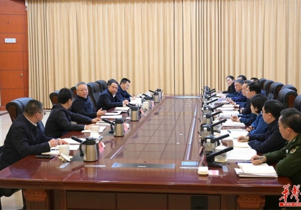 沈晓明参加指导郴州市委常委班子主题教育专题民主生活会