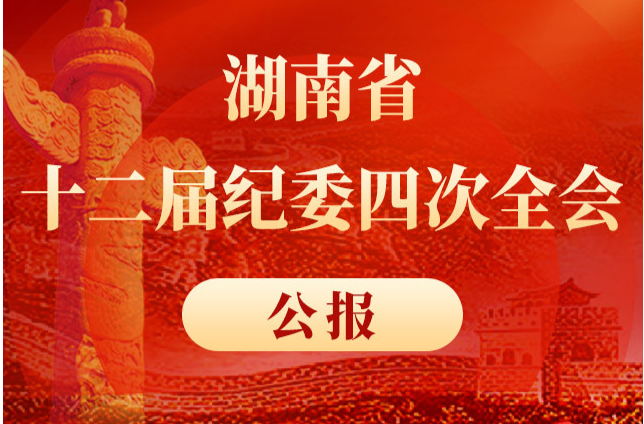 建议收藏！图解湖南省十二届纪委四次全会公报