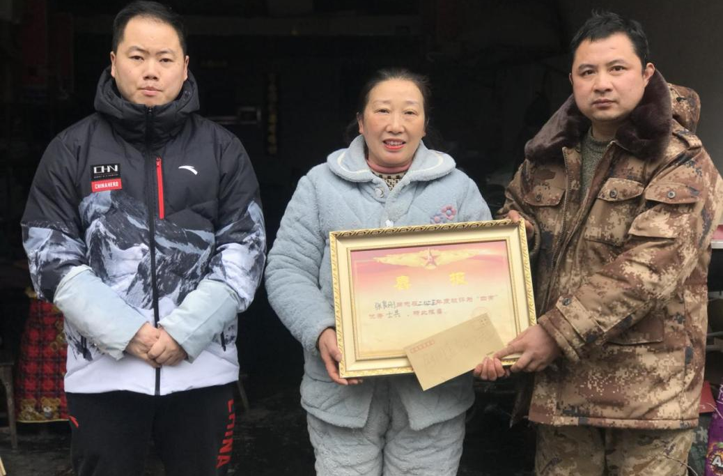 冷水溪乡：新春慰问送关怀 拥军优属显温情