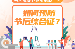 明天是春节假期最后一天，如何预防节后综合征？