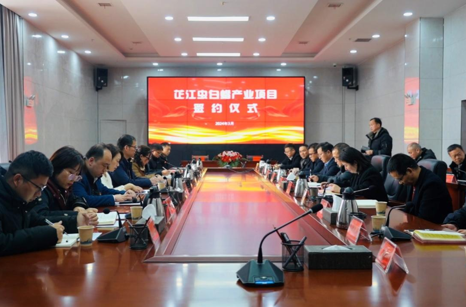 芷江举行虫白蜡产业项目签约仪式