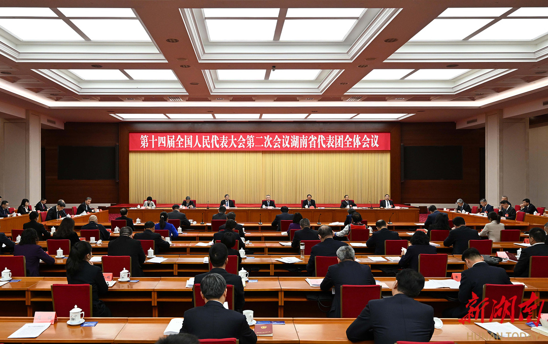 湖南代表团举行第二次全体会议