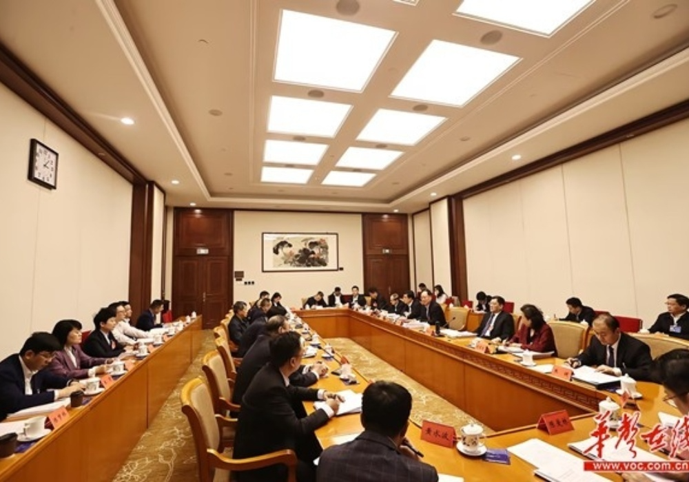 湖南代表团举行第五次全体会议