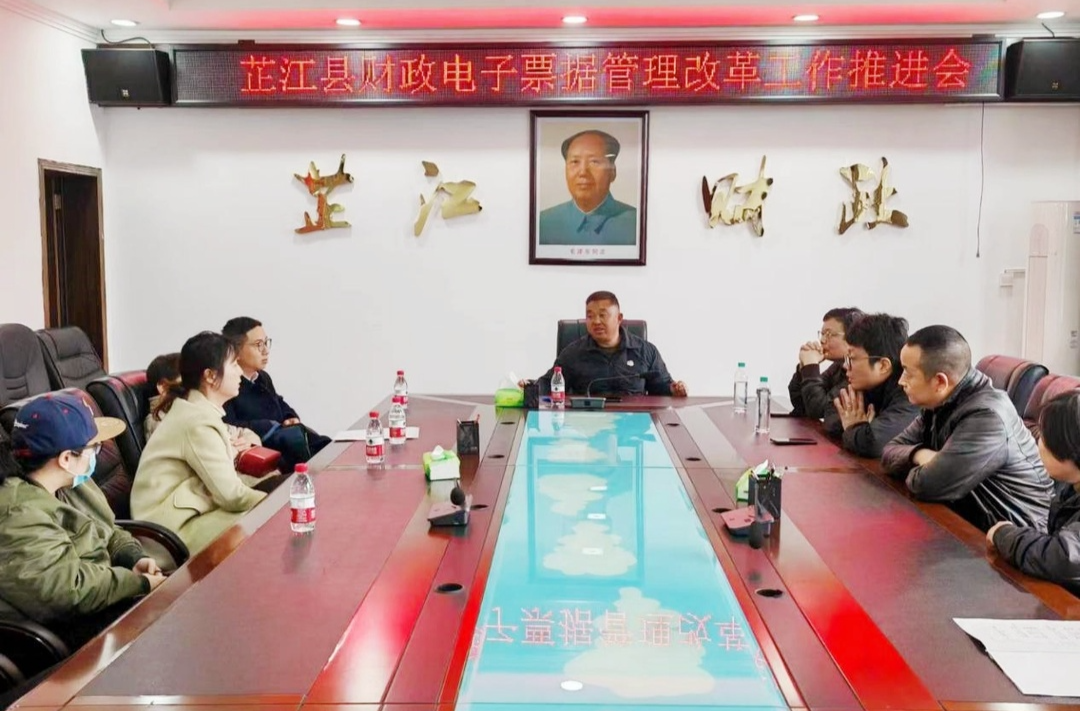 芷江财政局召开电子票据管理改革工作推进会