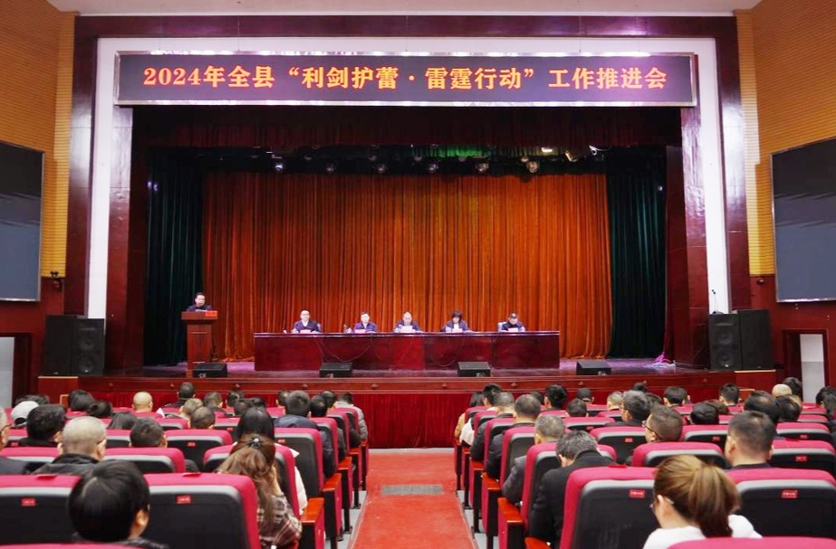 芷江“利剑护蕾·雷霆行动”工作推进会召开
