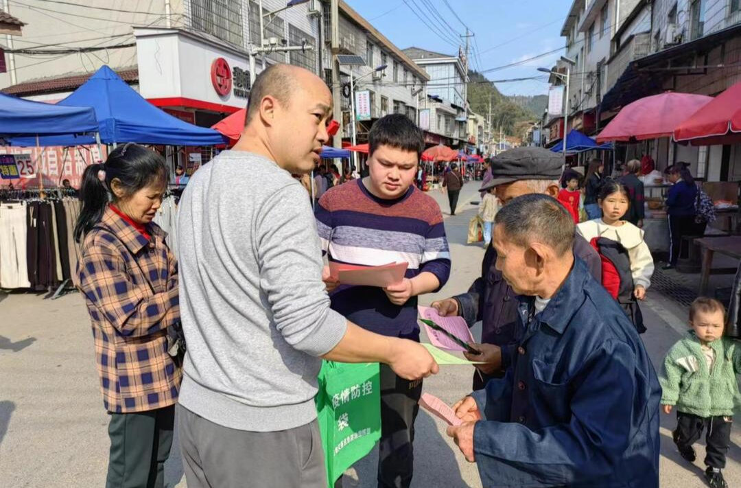 冷水溪乡开展森林防火宣传活动