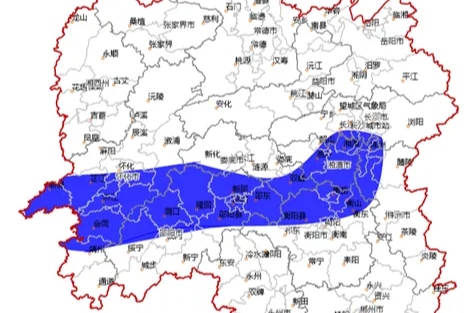 湖南发布今年首期暴雨预警！
