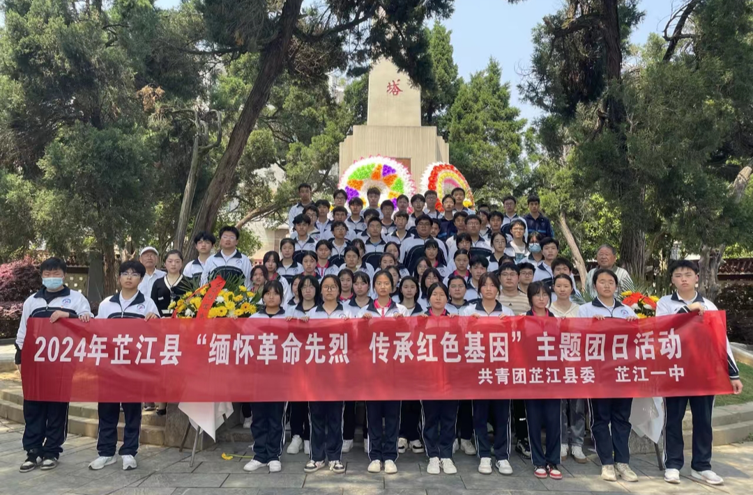 团县委开展2024年“缅怀革命先烈 传承红色基因”主题团日活动