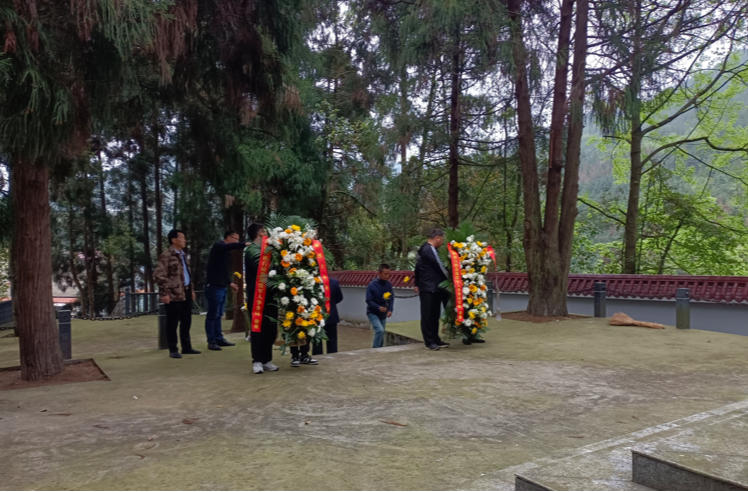 芷江退役军人事务局组织开展“清明祭英烈”烈士祭扫活动