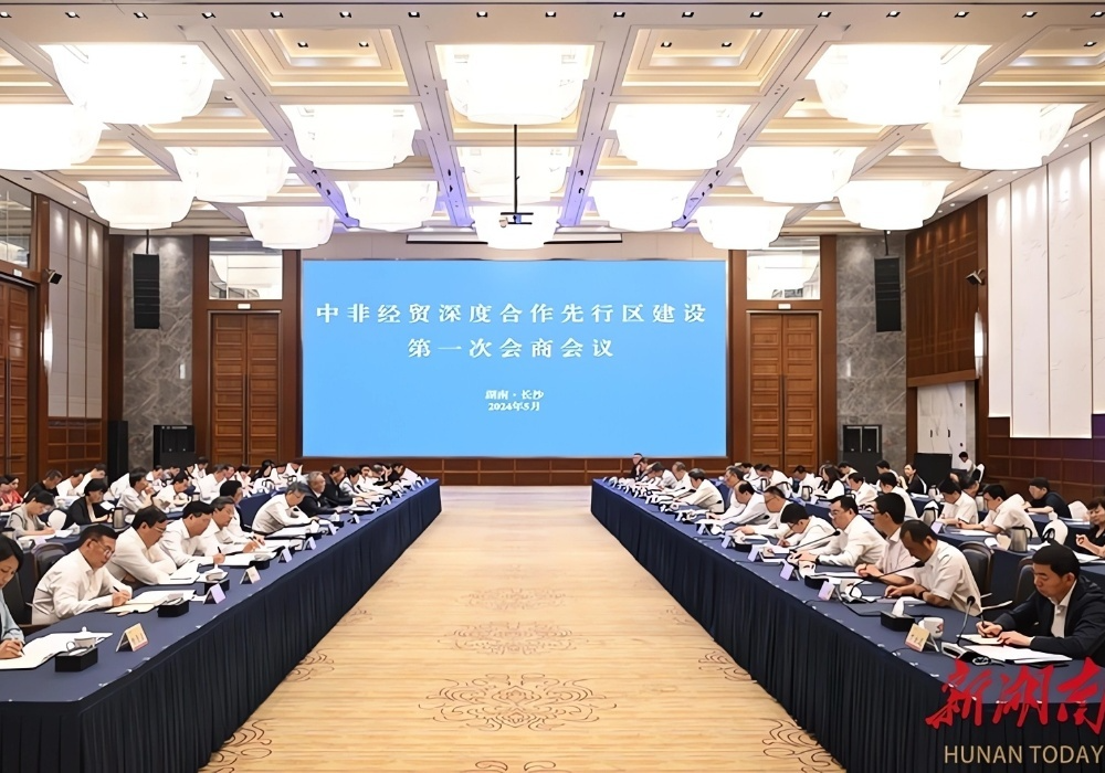 中非经贸深度合作先行区建设第一次部省会商会在长沙召开