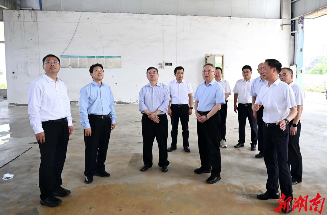 蒋卓庆沈晓明在岳阳调研督导生态环境保护工作
