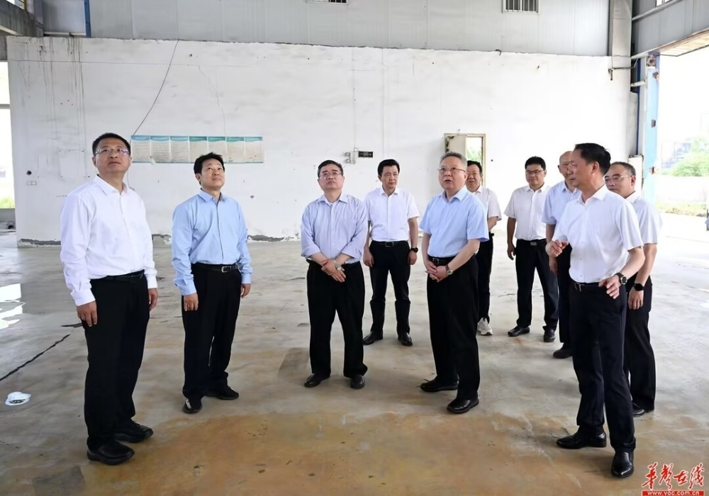 蒋卓庆沈晓明在岳阳调研督导生态环境保护工作