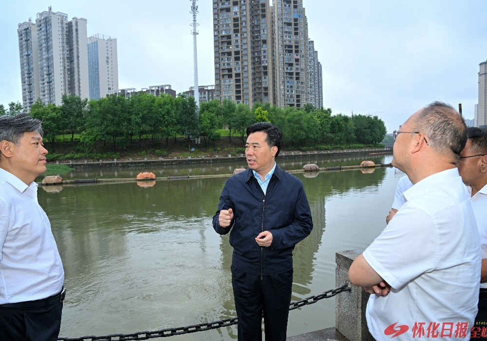黎春秋督导太平溪下游排污口问题整改工作