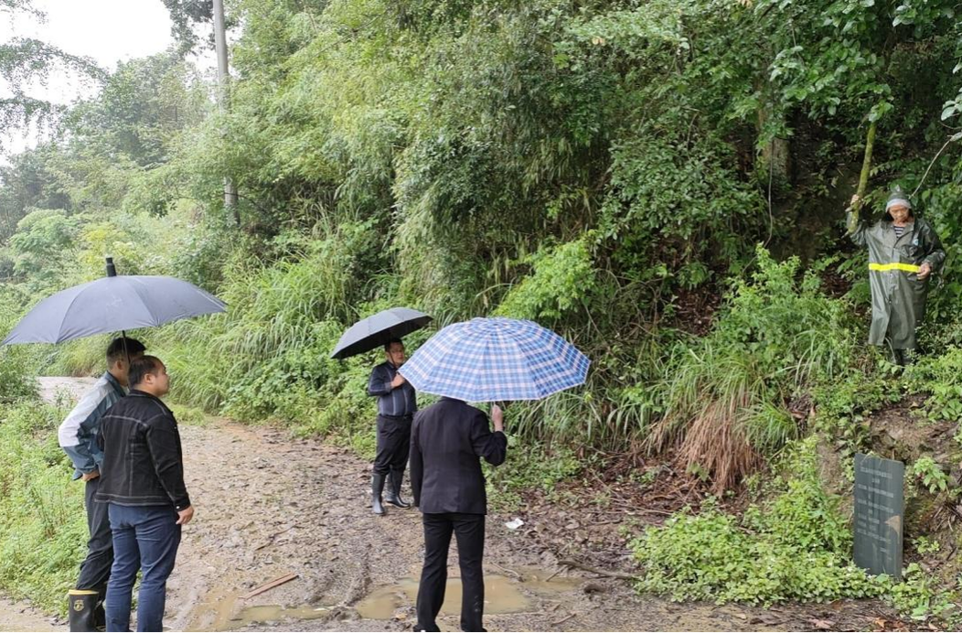 新店坪镇：巡查地灾隐患点 筑牢汛期安全线