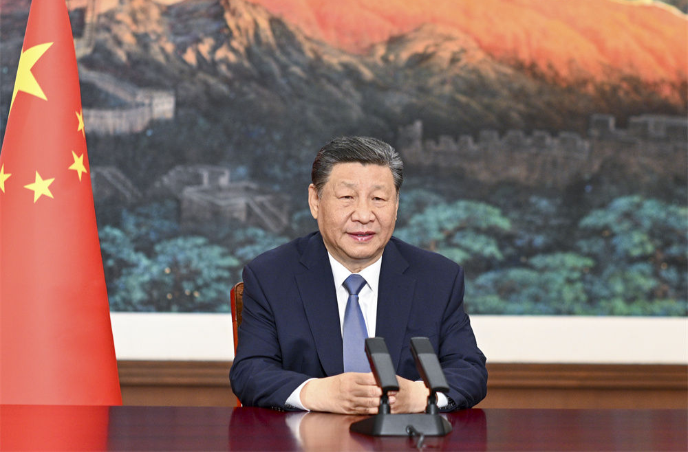 中国、吉尔吉斯斯坦、乌兹别克斯坦三国元首视频祝贺中吉乌铁路项目三国政府间协定签署