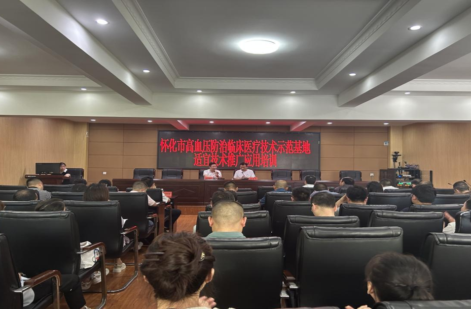 怀化市高血压防治临床医疗技术应用推广巡讲活动走进芷江