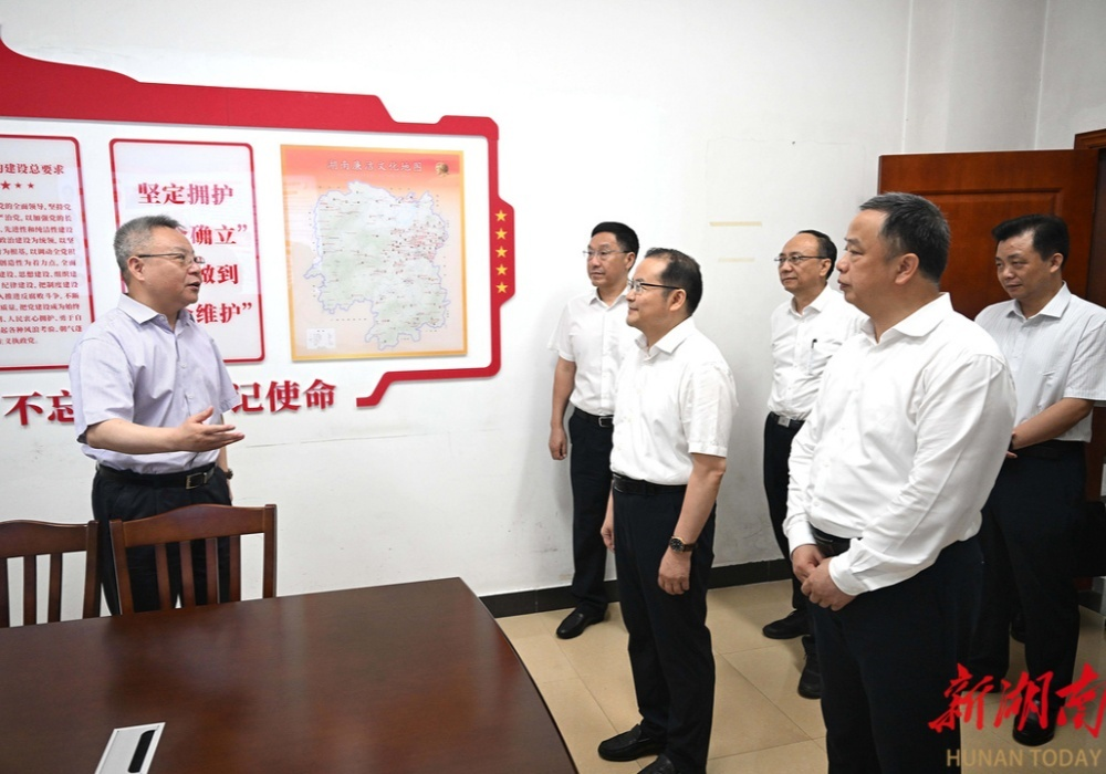 沈晓明调研省直有关单位党纪学习教育开展情况