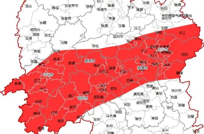 暴雨！大暴雨！局地特大暴雨！湖南发布今年第三期暴雨红色预警