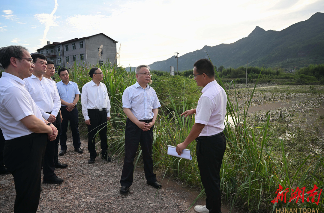 沈晓明赴张家界调研检查防汛抗灾和灾后重建工作
