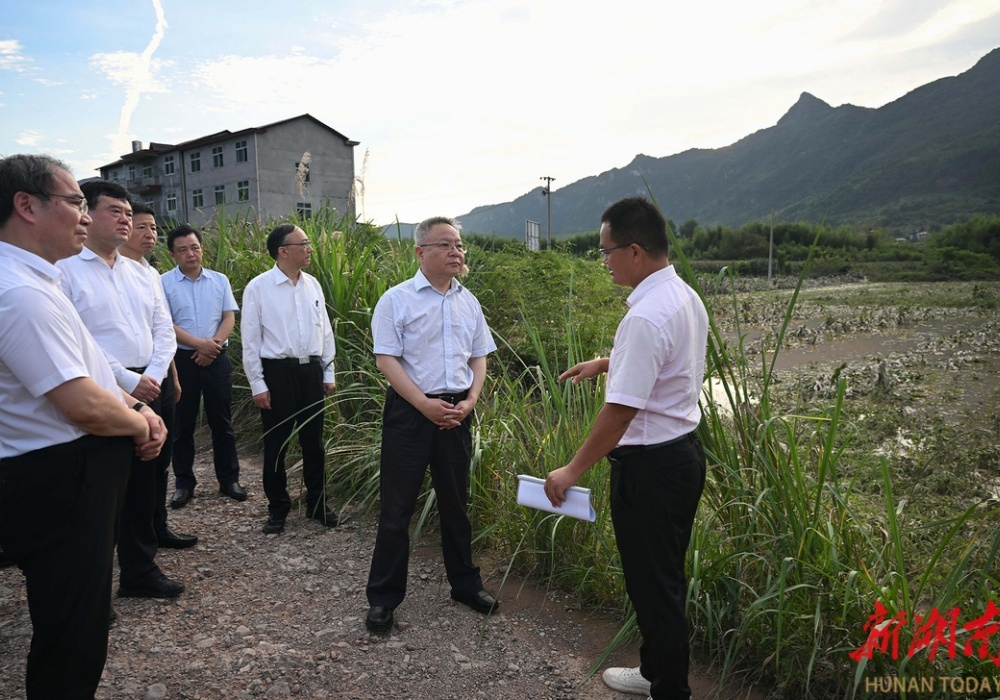 沈晓明赴张家界调研检查防汛抗灾和灾后重建工作