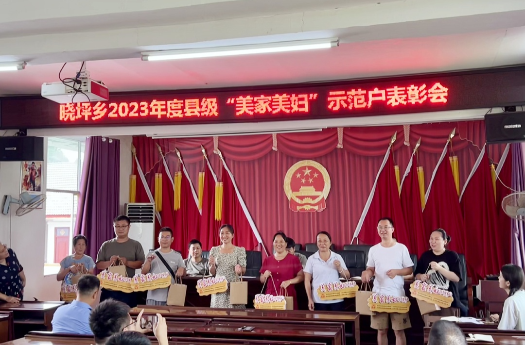 晓坪乡：表彰“美家美妇”，助力乡村振兴