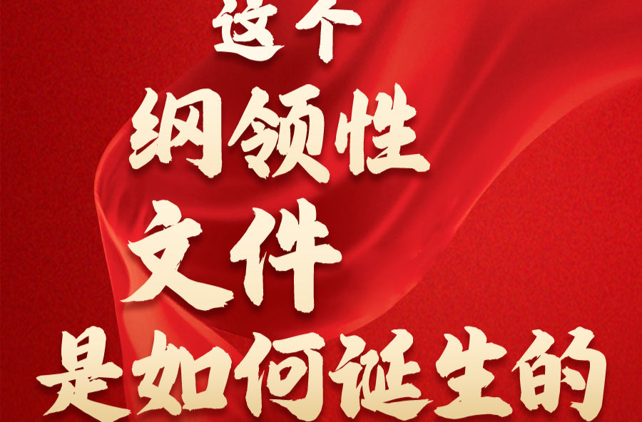 长图速览｜这个纲领性文件是如何诞生的