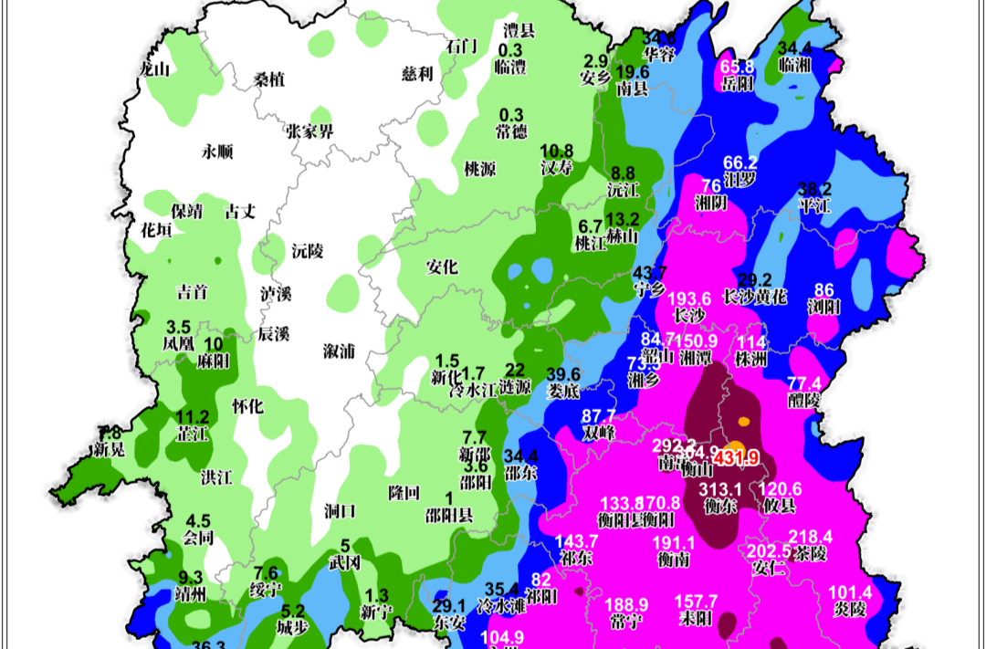 156个乡镇出现特大暴雨，今明雨势依旧强劲