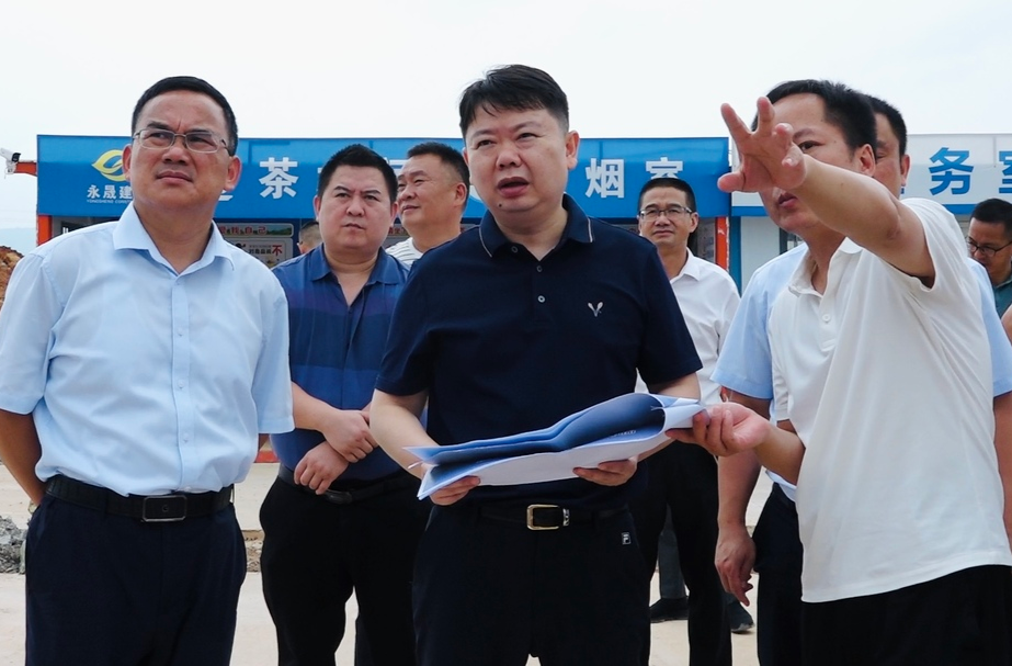 梁志平专题调研怀化市“双十大”芷江乔氏“明山石”产业建设项目