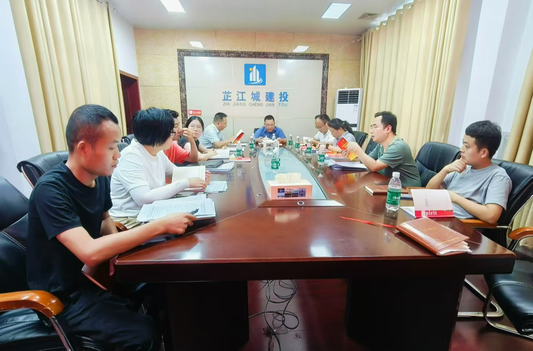 芷江城建投公司学习贯彻党的二十届三中全会精神 激发投身企业改革发展的热情和干劲