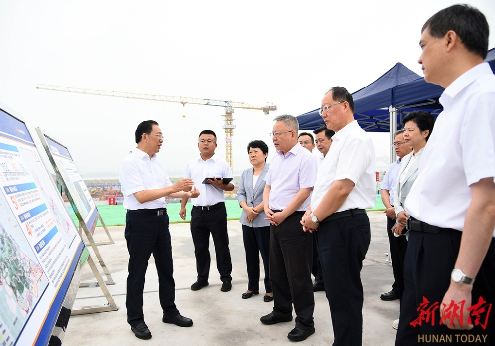 沈晓明毛伟明调研湘江科学城规划建设情况