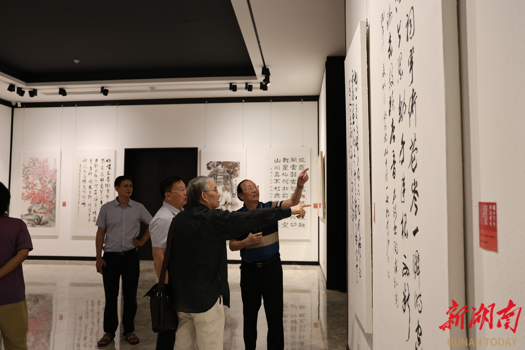 助力第三届湖南旅发大会 “雁去来兮 客思留矣”书画展开展