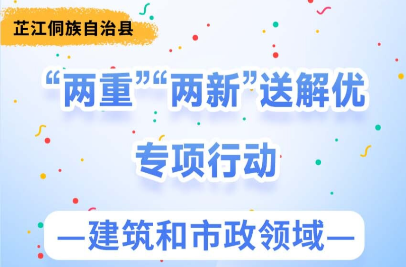 长图｜芷江侗族自治县“两重”“两新”送解优专项行动（建筑和市政领域）