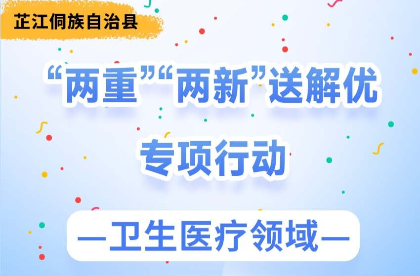 长图｜芷江侗族自治县“两重”“两新”送解优专项行动（卫生医疗领域）