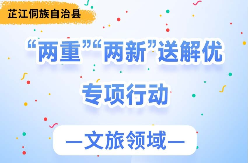 长图｜芷江侗族自治县“两重”“两新”送解优专项行动（文旅领域）