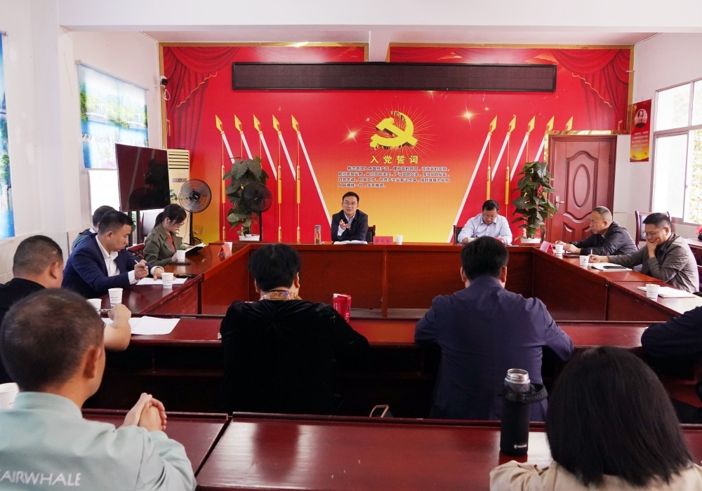 梁元和在禾梨坳乡宣讲党的二十届三中全会精神并开展调研