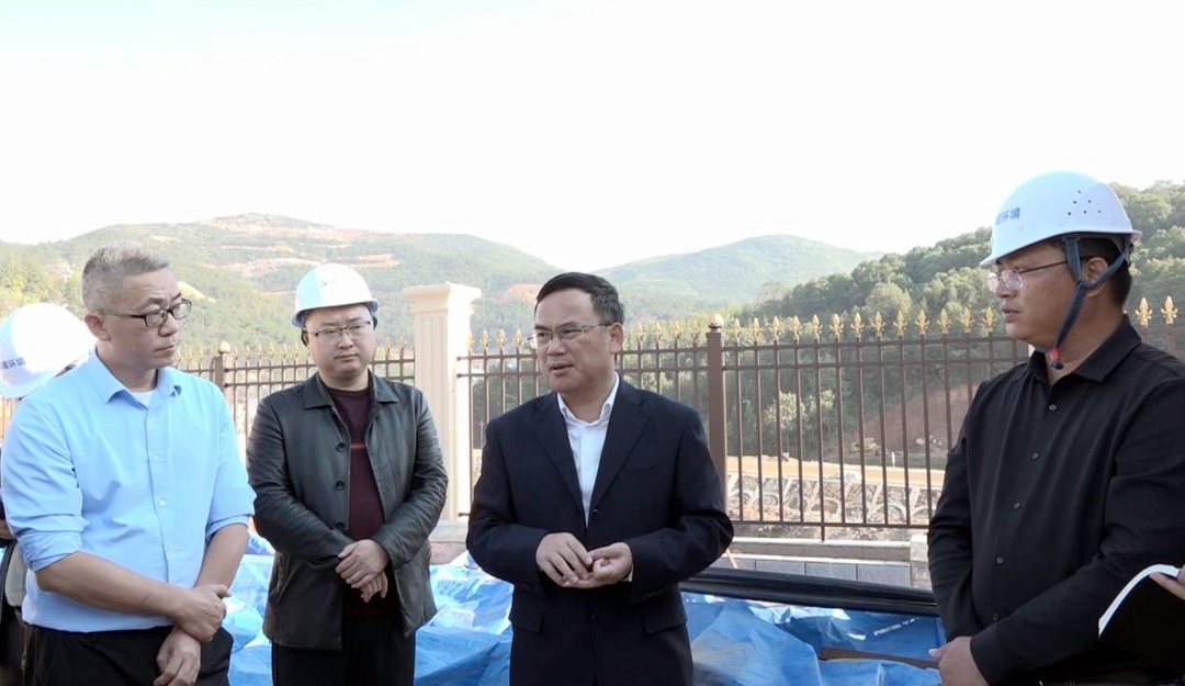 梁元和赴水宽乡调研项目建设