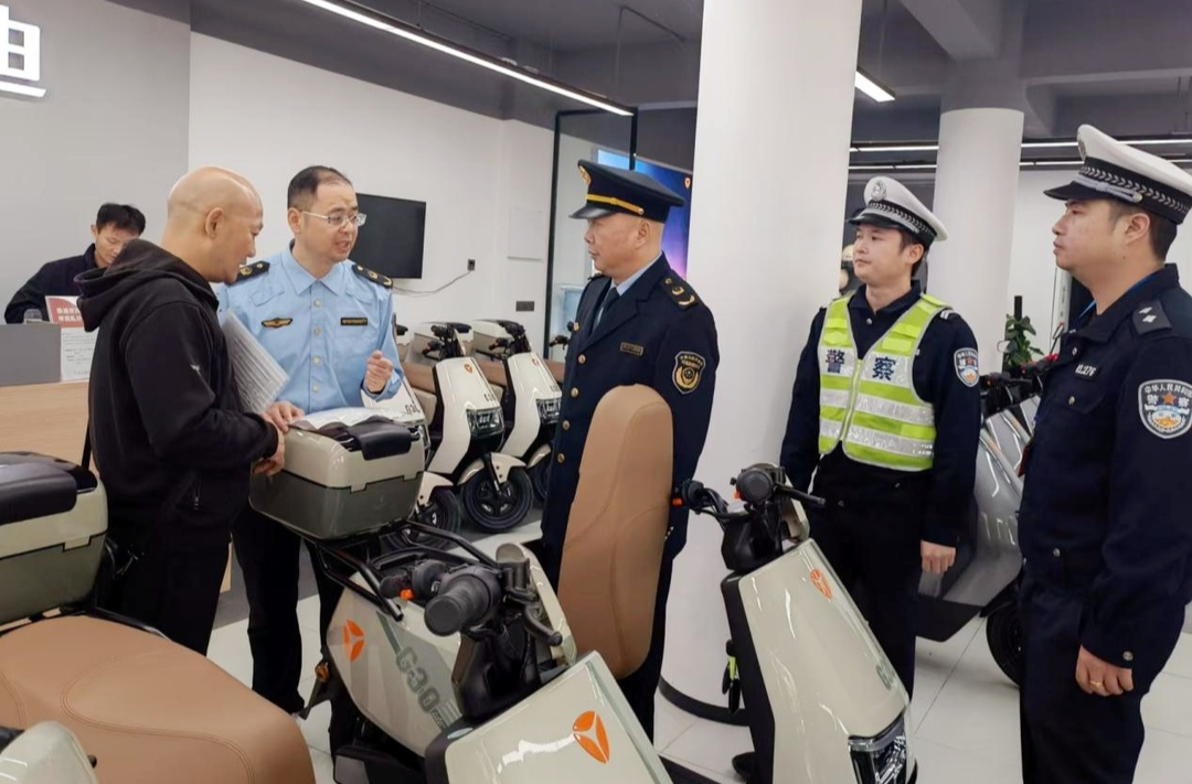 芷江开展“两电”安全非法改装联合整治