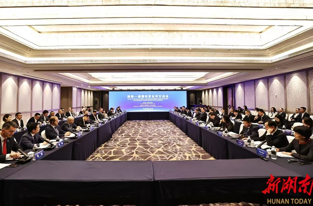 湖南-德国经贸合作交流会在沪举行 毛伟明讲话
