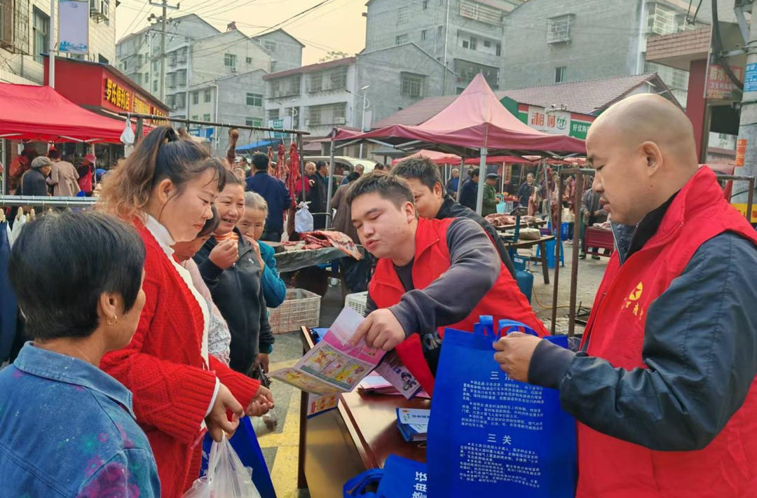 冷水溪乡开展消防安全月活动