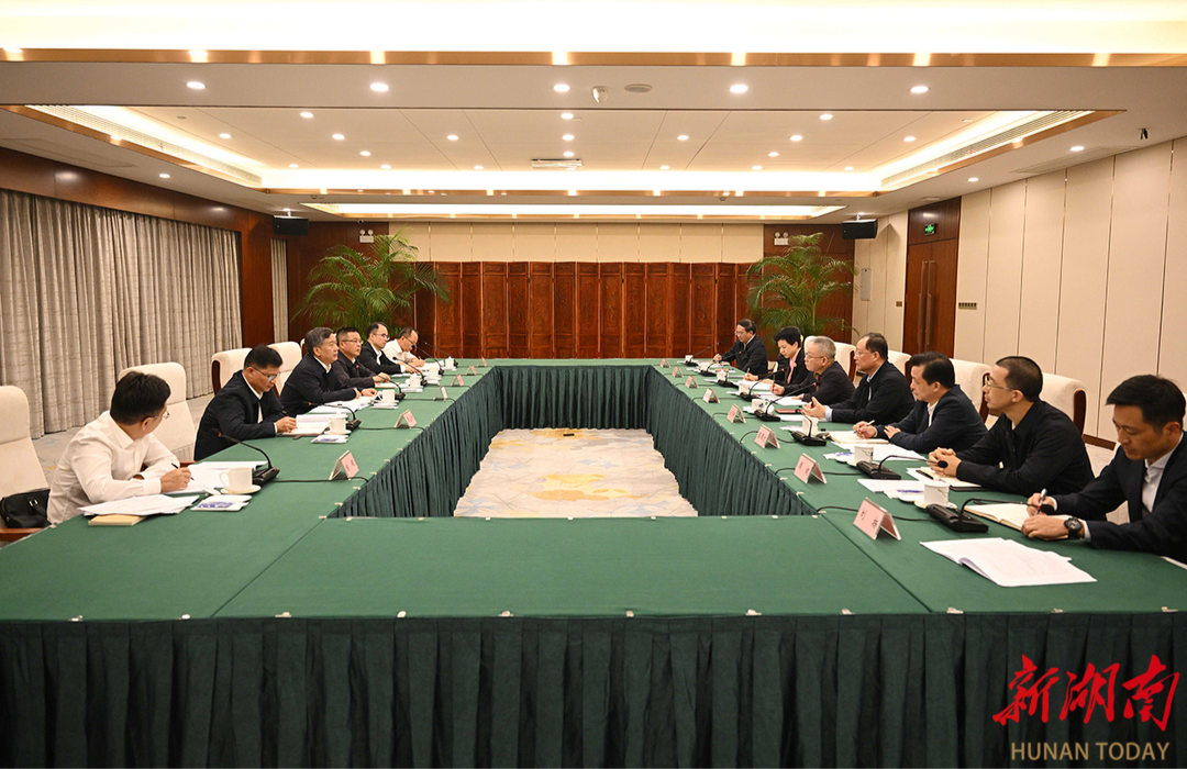 沈晓明毛伟明与广铁集团董事长蒋辉一行会谈