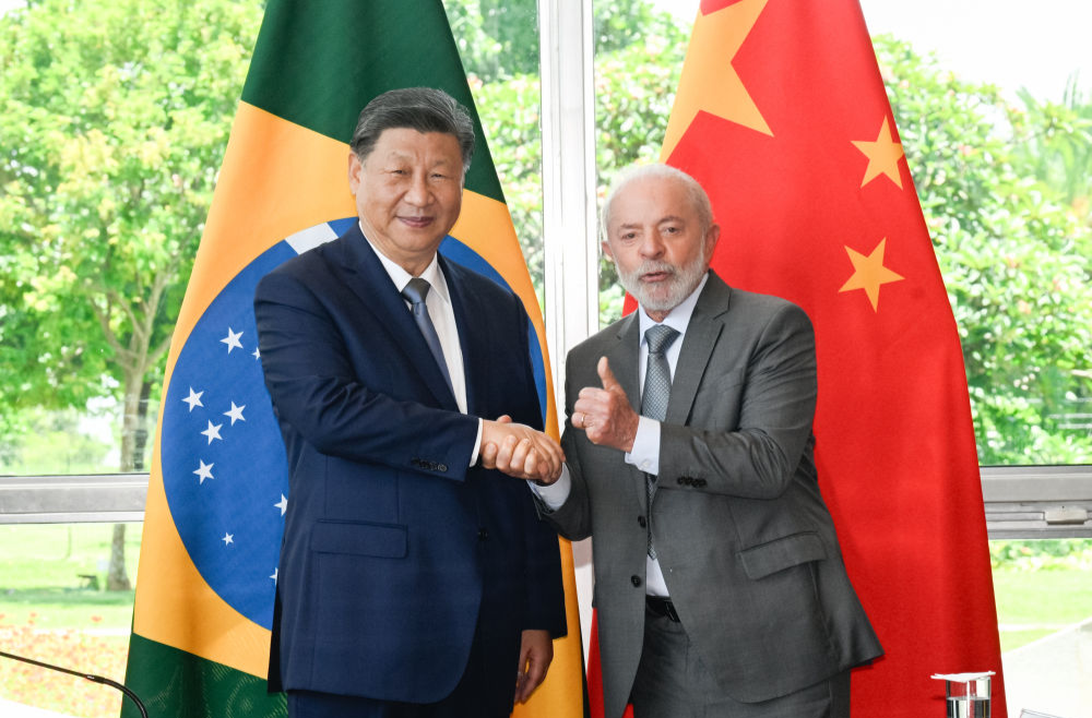 习近平同巴西总统卢拉举行会谈