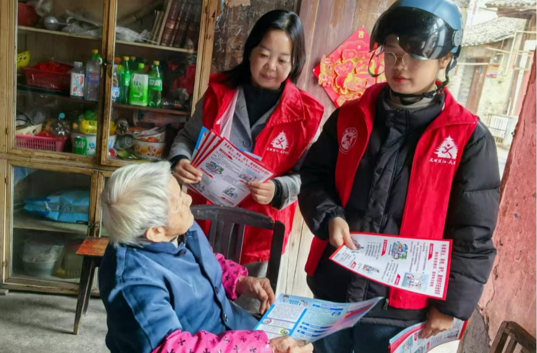 芷江镇：积极开展消防宣传 严防冬季“小火亡人”