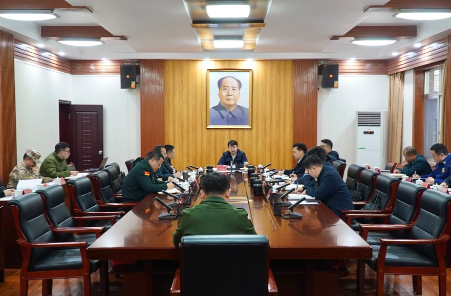 县委议军会议召开