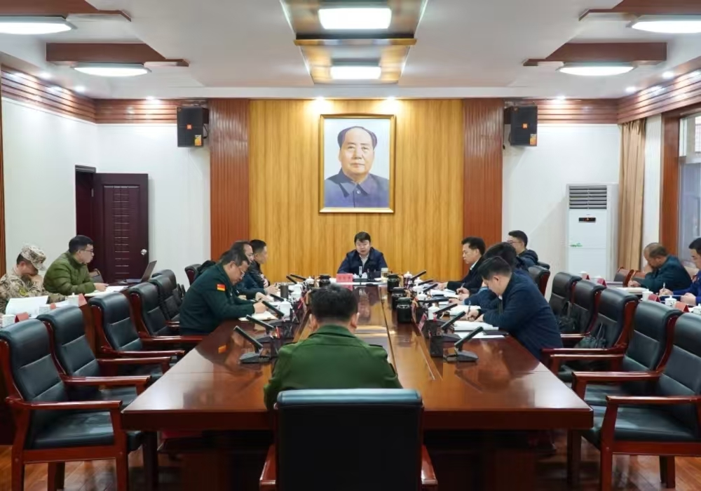 县委议军会议召开